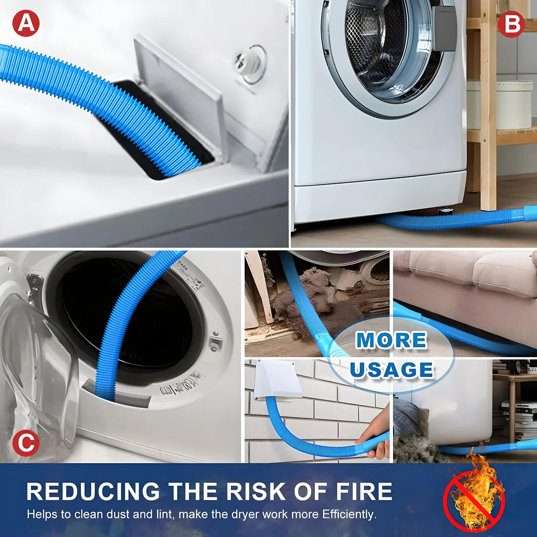 Dryer vent cleaner